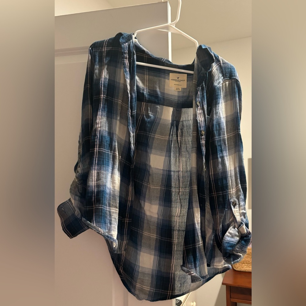 American eagle flannel size S